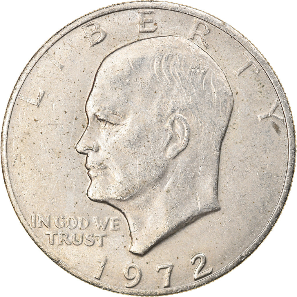 Coin, United States, Eisenhower Dollar, Dollar, 1972, U.S. Mint, Philadelphia