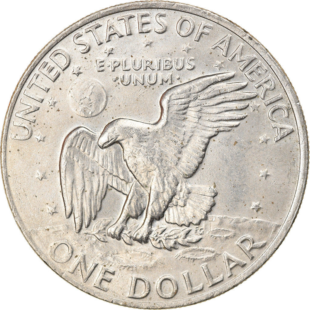 Coin, United States, Eisenhower Dollar, Dollar, 1972, U.S. Mint, Philadelphia