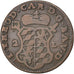 Coin, LIEGE, John Theodore, 2 Liards, 1752, Liege, VF(30-35), Copper, KM:158