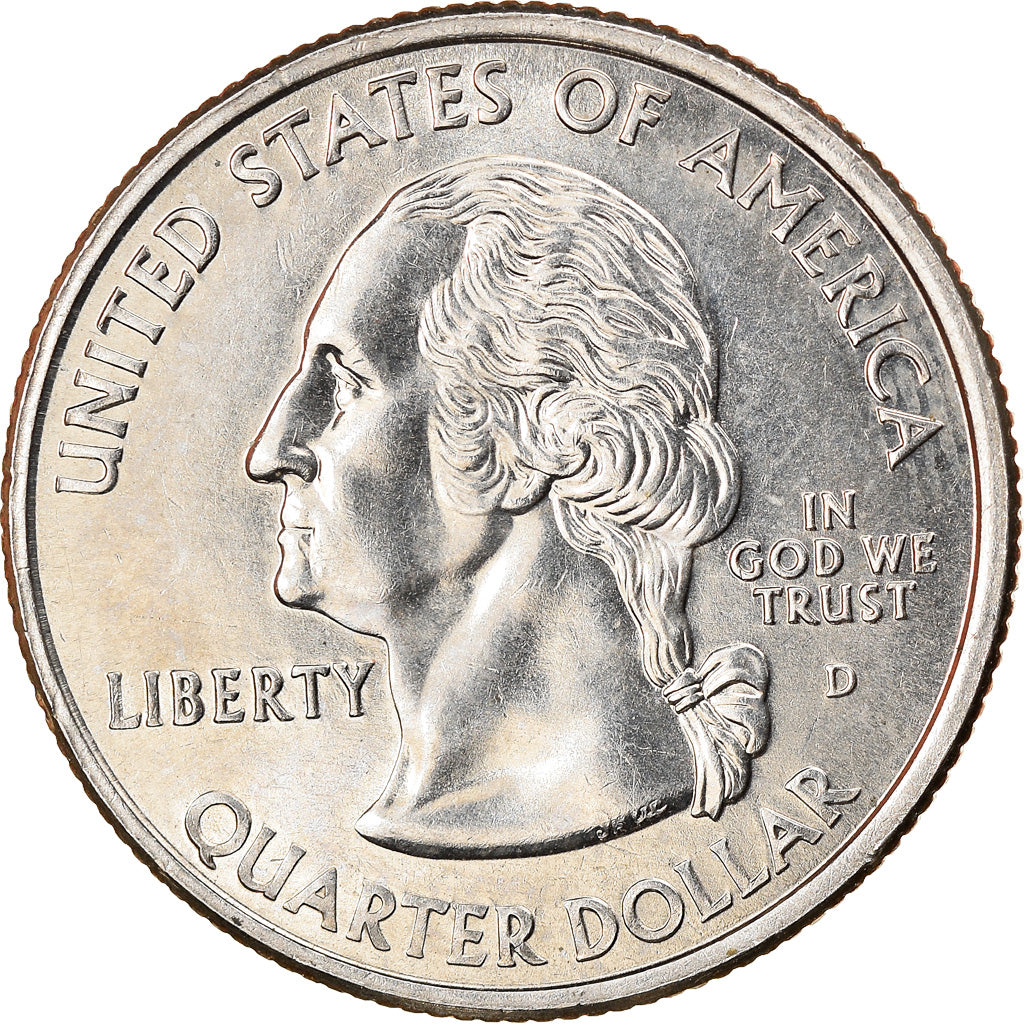 Moneda, Estados Unidos, New York, Quarter, 2001, U.S. Mint, Denver, MBC, Cobre -