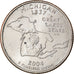 Coin, United States, Michigan, Quarter, 2004, U.S. Mint, Philadelphia