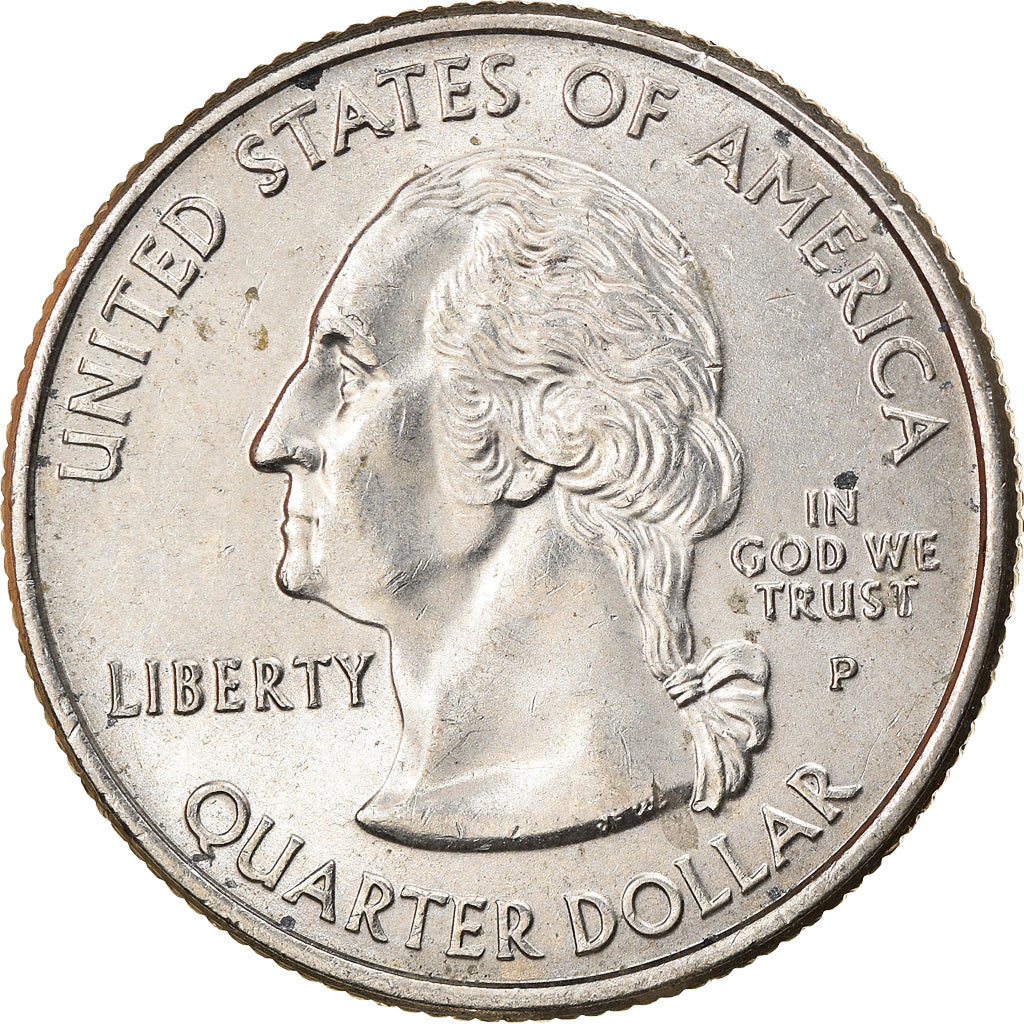 Coin, United States, Michigan, Quarter, 2004, U.S. Mint, Philadelphia