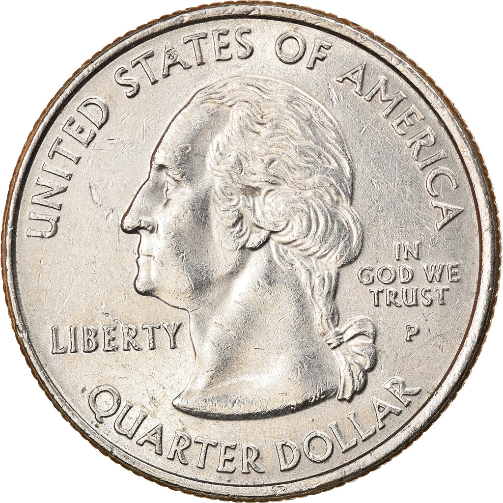 Moneta, Stati Uniti, Florida, Quarter, 2004, U.S. Mint, Philadelphia, BB, Rame