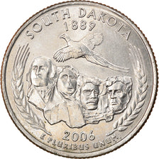 Coin, United States, South Dakota, Quarter, 2006, U.S. Mint, Philadelphia