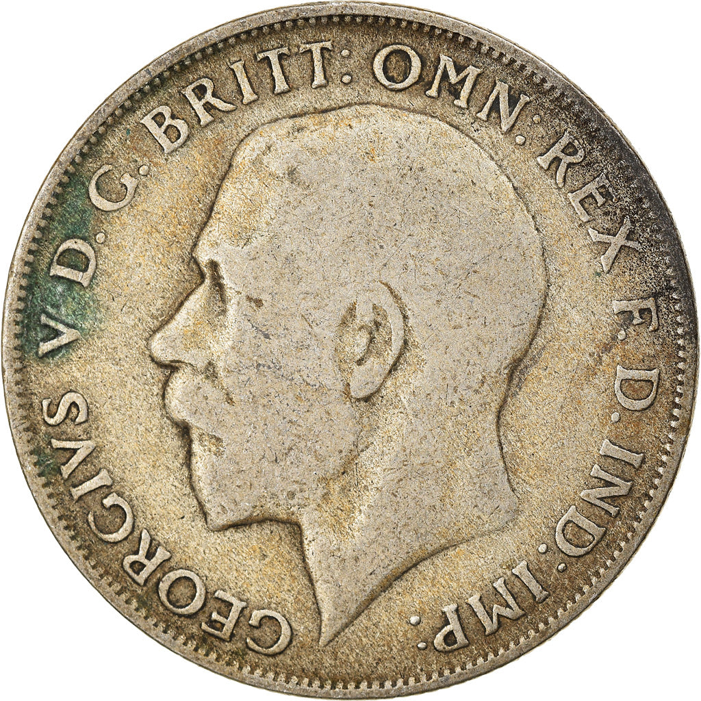 Münze, Großbritannien, George V, Florin, Two Shillings, 1921, S, Silber