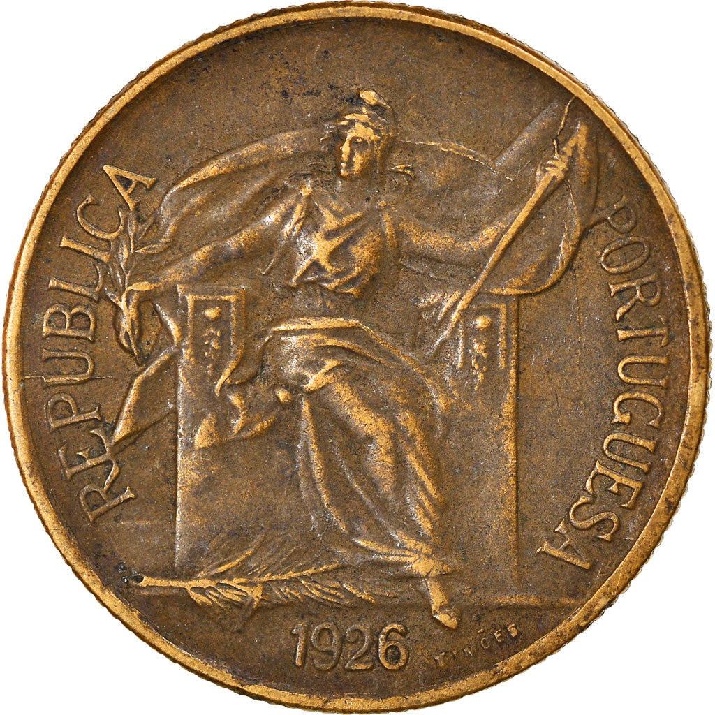 Coin, Portugal, 50 Centavos, 1926, VF(30-35), Aluminum-Bronze, KM:575