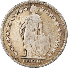 Coin, Switzerland, 1/2 Franc, 1914, Bern, VF(20-25), Silver, KM:23
