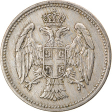 Moneta, Serbia, Milan I, 20 Para, 1912, EF(40-45), Miedź-Nikiel, KM:20