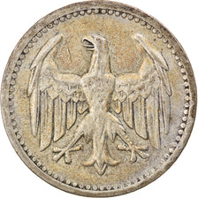 Coin, GERMANY, WEIMAR REPUBLIC, 3 Mark, 1924, Berlin, EF(40-45), Silver, KM:43