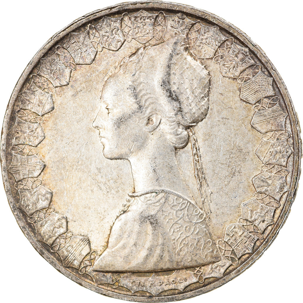 Coin, Italy, 500 Lire, 1958, Rome, EF(40-45), Silver, KM:98