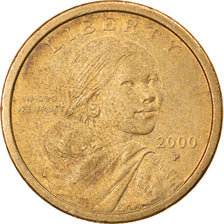 Coin, United States, Sacagawea Dollar, Dollar, 2000, U.S. Mint, Philadelphia