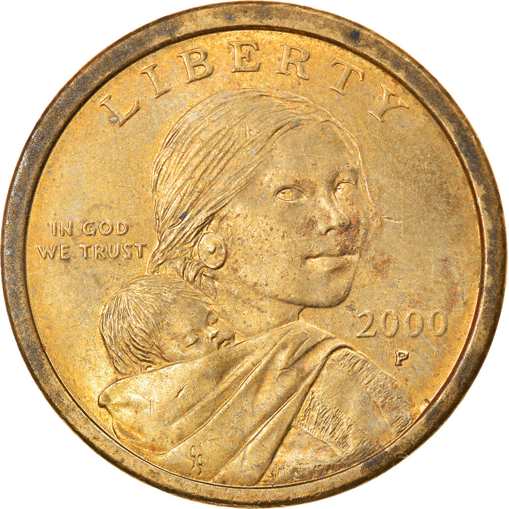 Moneta, Stati Uniti, Sacagawea Dollar, Dollar, 2000, U.S. Mint, Philadelphia