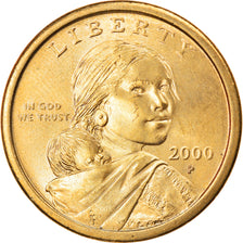 Monnaie, États-Unis, Sacagawea Dollar, Dollar, 2000, U.S. Mint, Philadelphie