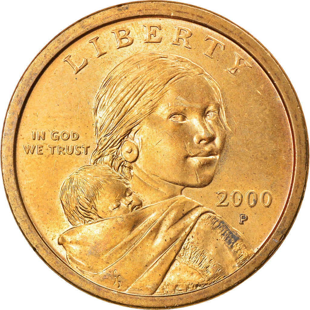 Munten, Verenigde Staten, Sacagawea Dollar, Dollar, 2000, U.S. Mint