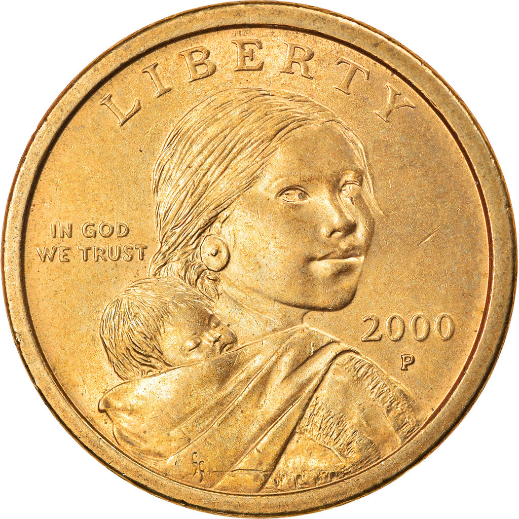 Monnaie, États-Unis, Sacagawea Dollar, Dollar, 2000, U.S. Mint, Philadelphie
