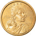 Coin, United States, Sacagawea Dollar, Dollar, 2000, U.S. Mint, Denver