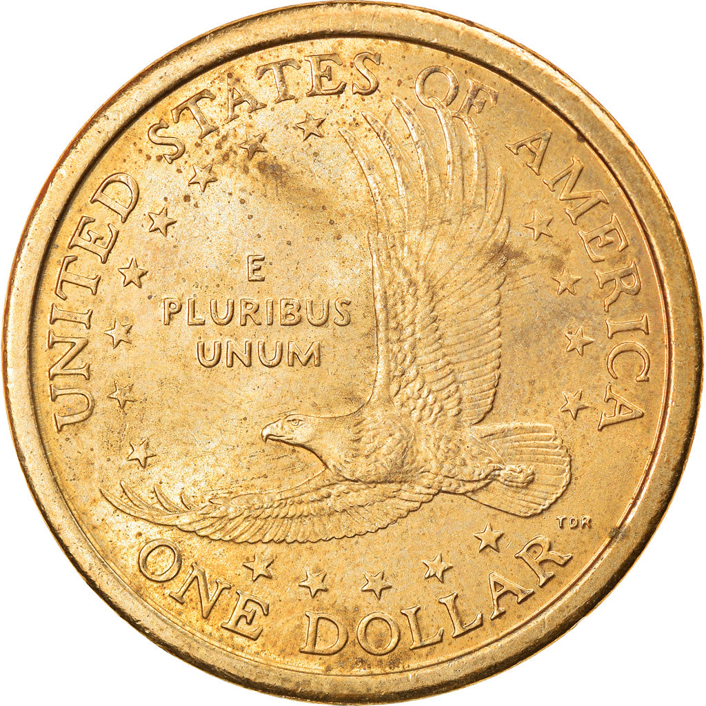Coin, United States, Sacagawea Dollar, Dollar, 2000, U.S. Mint, Denver