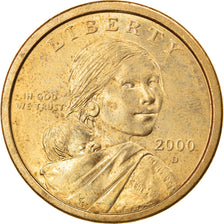 Coin, United States, Sacagawea Dollar, Dollar, 2000, U.S. Mint, Denver