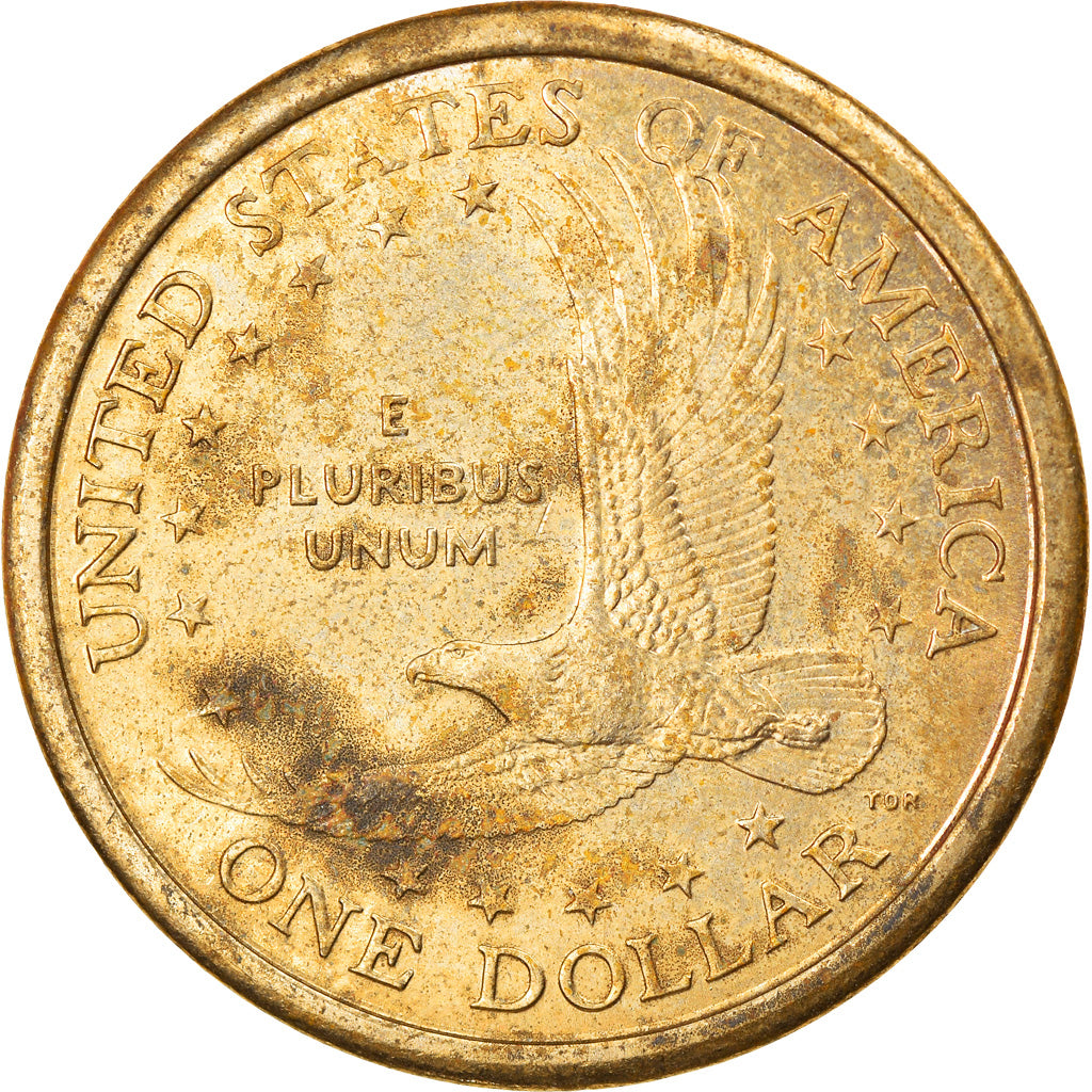 Moneta, Stati Uniti, Sacagawea Dollar, Dollar, 2001, U.S. Mint, Denver, BB, Rame