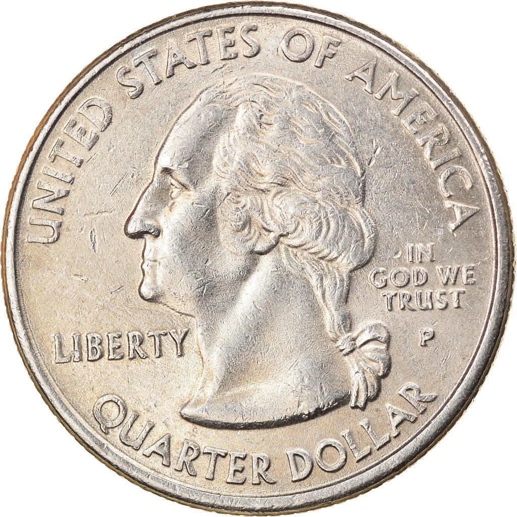 Coin, United States, North Carolina, Quarter, 2001, U.S. Mint, Philadelphia