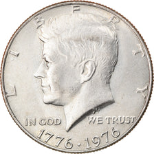 Coin, United States, Kennedy Half Dollar, Half Dollar, 1976, U.S. Mint