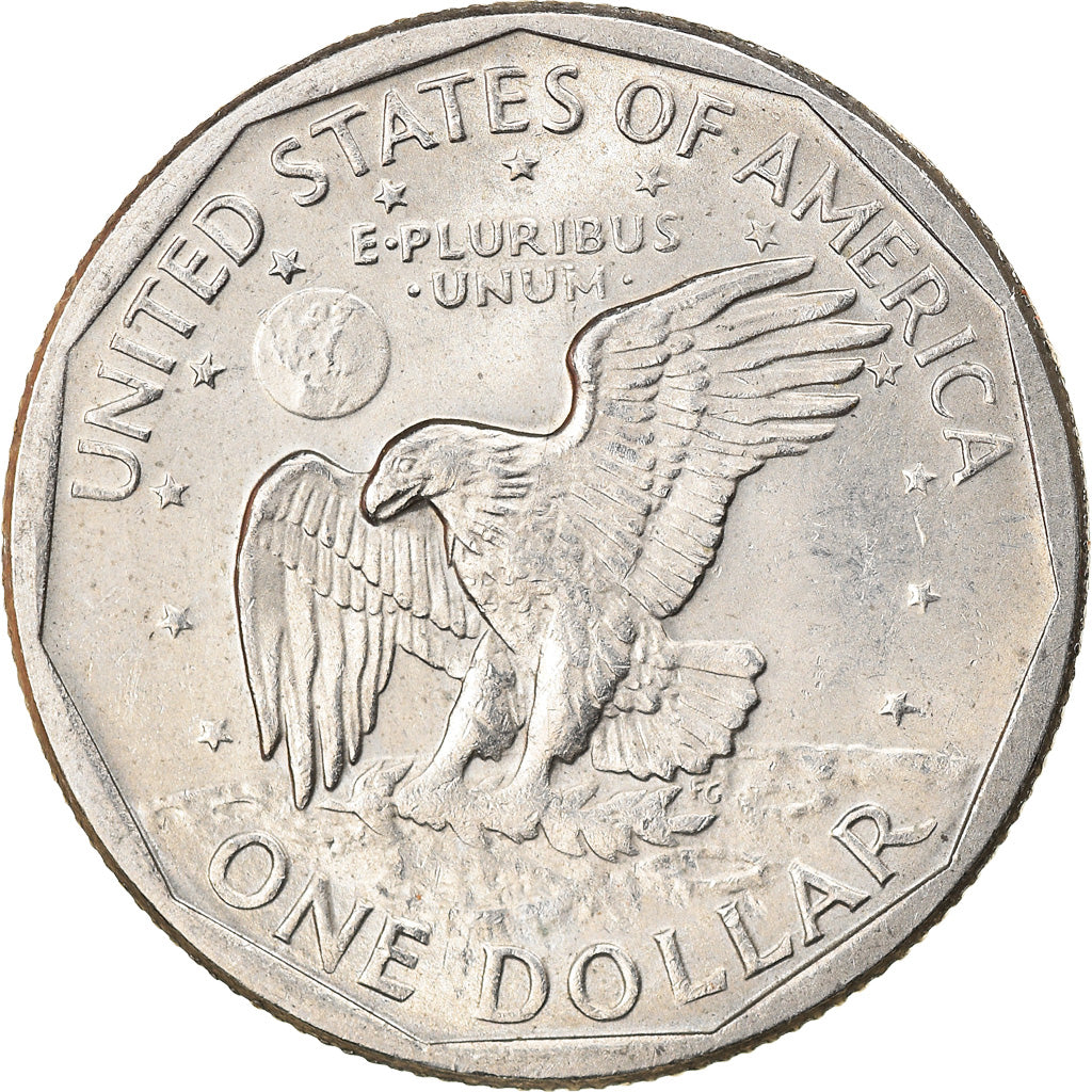 Coin, United States, Susan B. Anthony Dollar, Dollar, 1979, U.S. Mint, San
