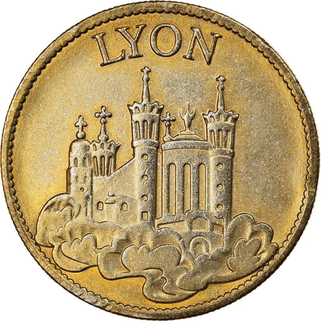 Frankrijk, Token, Ville de Lyon, Geography, ZF+, Copper-Nickel-Aluminum
