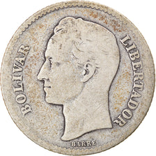 Coin, Venezuela, Gram 5, Bolivar, 1935, VF(20-25), Silver, KM:22