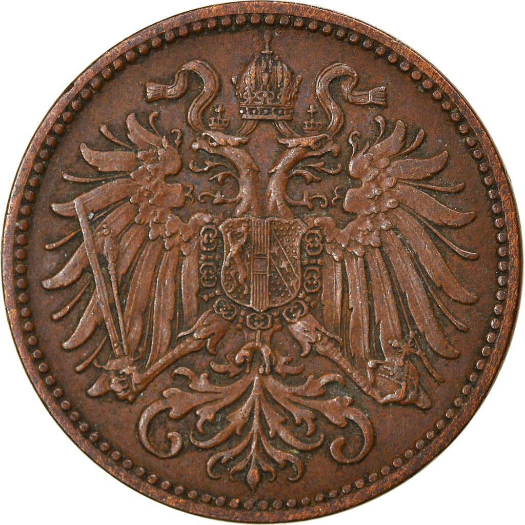 Coin, Austria, Franz Joseph I, 2 Heller, 1915, EF(40-45), Bronze, KM:2801