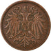 Coin, Austria, Franz Joseph I, 2 Heller, 1915, EF(40-45), Bronze, KM:2801