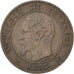 Second Empire, 2 Centimes Napoléon III tête nue 1853 A, KM 776.1