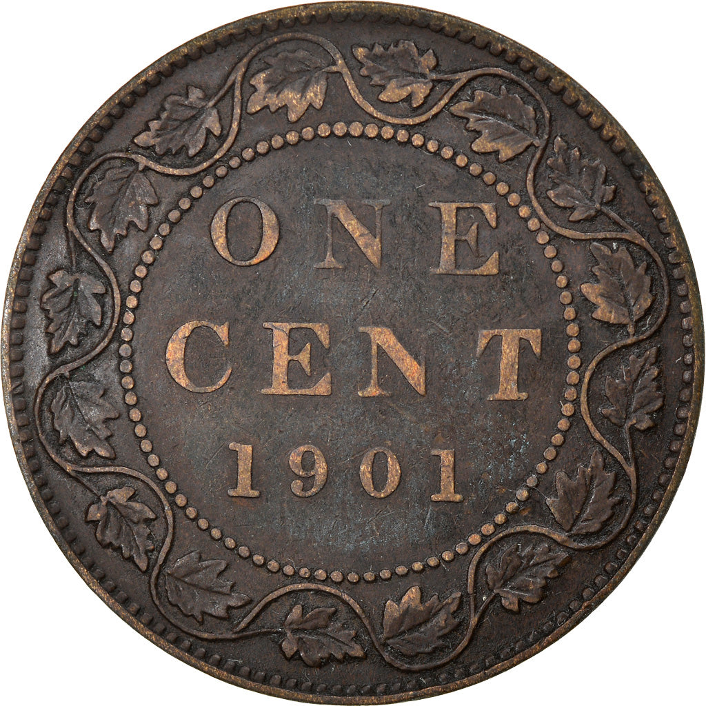 Coin, Canada, Victoria, Cent, 1901, Royal Canadian Mint, Ottawa, EF(40-45)