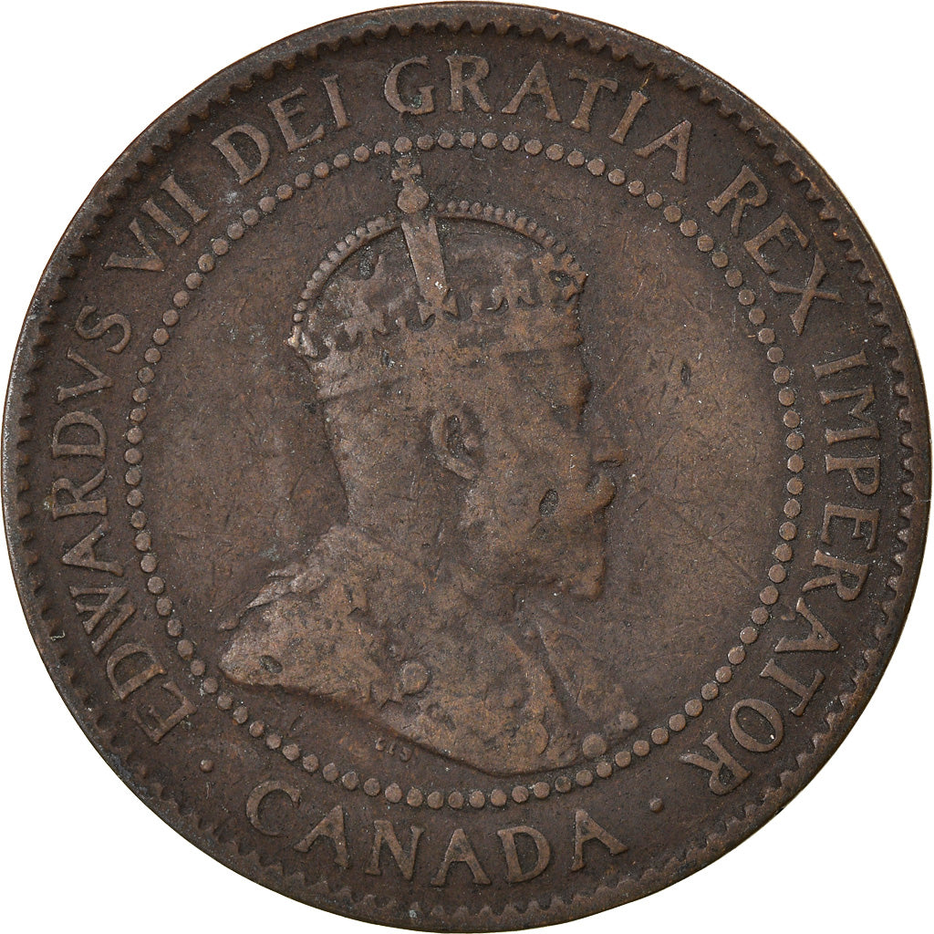 Coin, Canada, Edward VII, Cent, 1902, Royal Canadian Mint, Ottawa, VF(30-35)