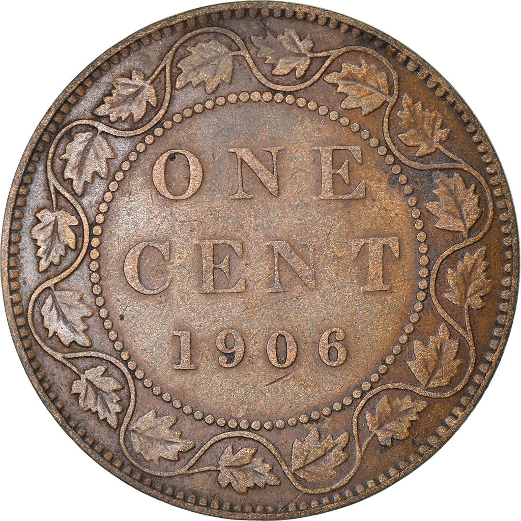 Coin, Canada, Edward VII, Cent, 1906, Royal Canadian Mint, Ottawa, VF(30-35)