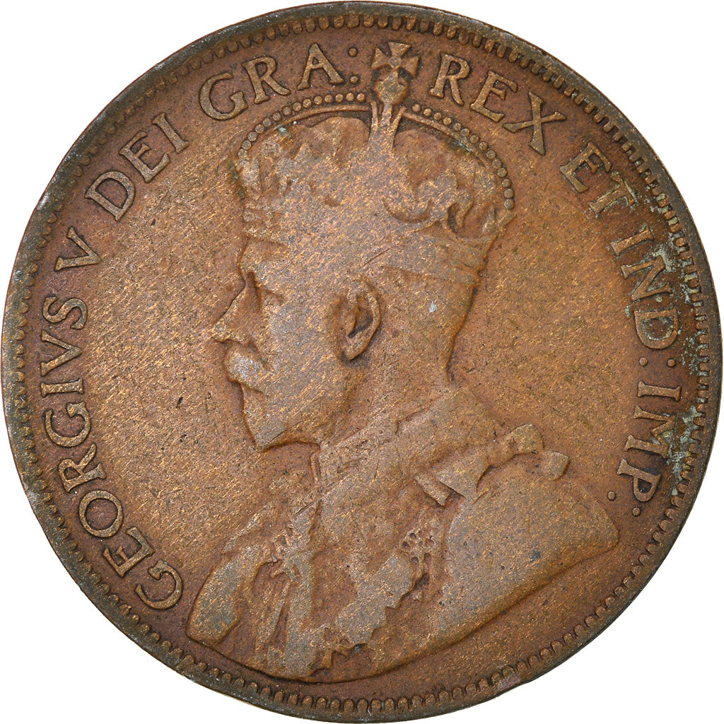 Coin, Canada, George V, Cent, 1917, Royal Canadian Mint, Ottawa, EF(40-45)