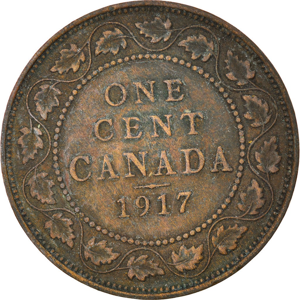 Münze, Kanada, George V, Cent, 1917, Royal Canadian Mint, Ottawa, SS, Bronze