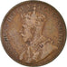 Coin, Canada, George V, Cent, 1917, Royal Canadian Mint, Ottawa, EF(40-45)