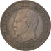 Francia, Napoleon III, Napoléon III, 2 Centimes, 1854, Paris, BB, Bronzo, KM...