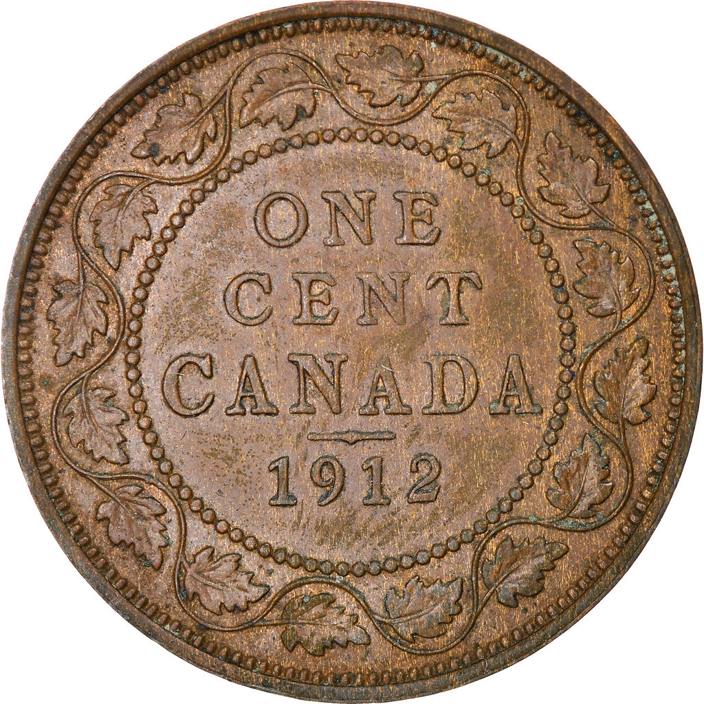 Coin, Canada, George V, Cent, 1912, Royal Canadian Mint, Ottawa, EF(40-45)