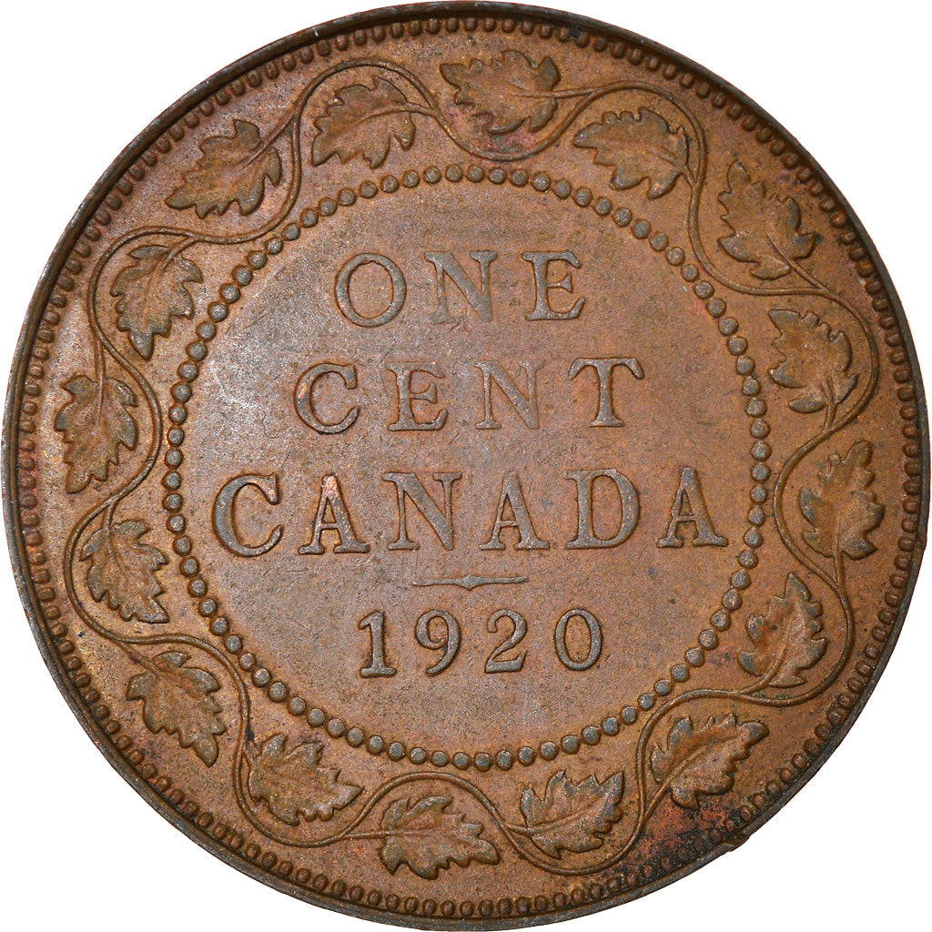 Coin, Canada, George V, Cent, 1920, Royal Canadian Mint, Ottawa, EF(40-45)