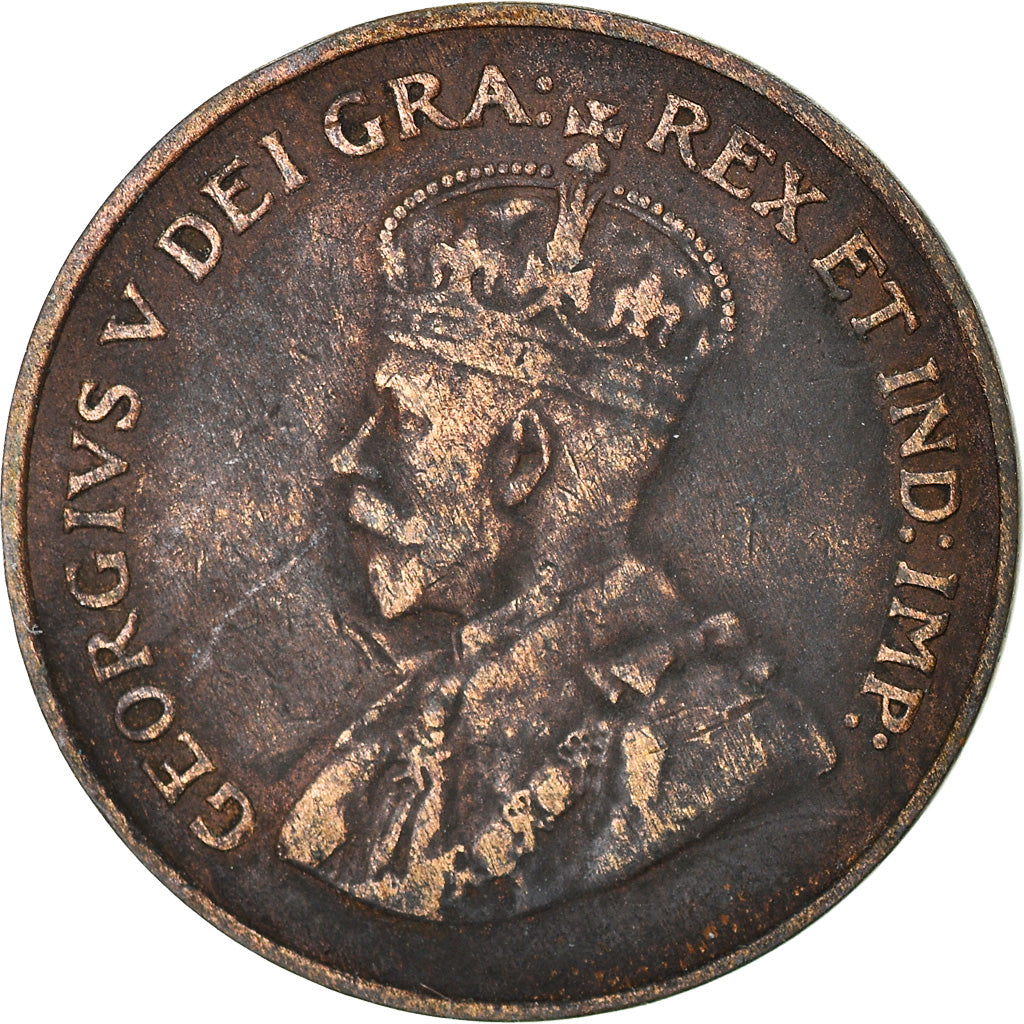 Coin, Canada, George V, Cent, 1922, Royal Canadian Mint, Ottawa, VF(30-35)