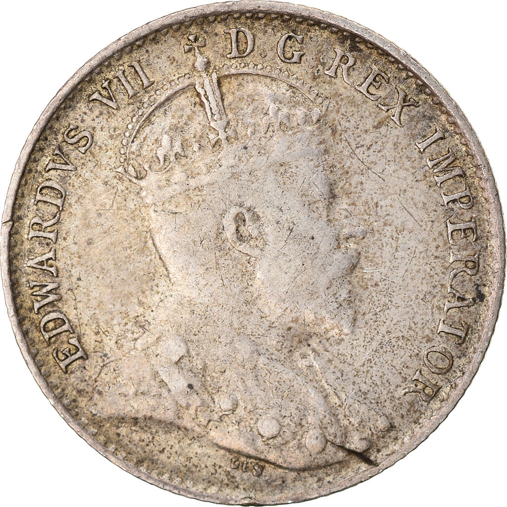 Coin, Canada, Edward VII, 5 Cents, 1902, Royal Canadian Mint, Ottawa, VF(20-25)