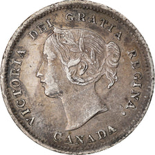 Coin, Canada, Victoria, 5 Cents, 1897, EF(40-45), Silver, KM:2