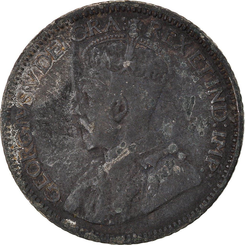 Moneda, Canadá, George V, 10 Cents, 1913, Royal Canadian Mint, Ottawa, BC+