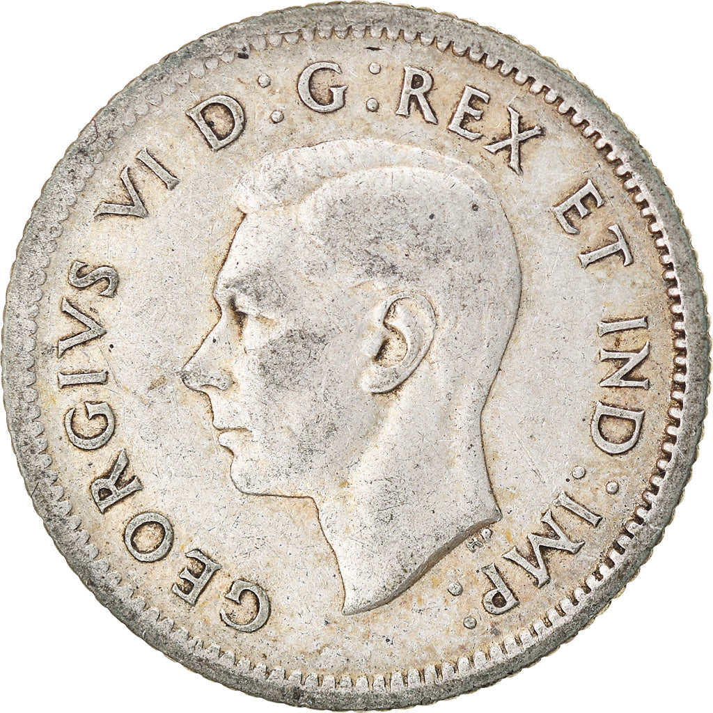 Coin, Canada, George VI, 10 Cents, 1938, Royal Canadian Mint, Ottawa, VF(20-25)
