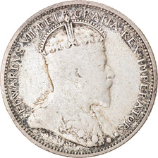 Coin, Canada, Edward VII, 25 Cents, 1907, Royal Canadian Mint, Ottawa