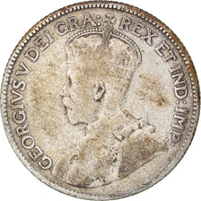 Monnaie, Canada, George V, 25 Cents, 1928, Royal Canadian Mint, Ottawa, TB
