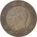 Second Empire, 2 Centimes Napoléon III tête nue 1857 A, KM 776.1