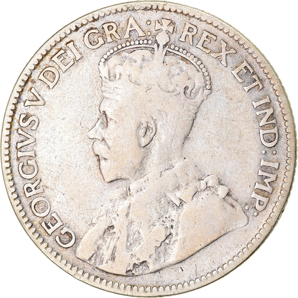 Monnaie, Canada, George V, 25 Cents, 1933, Royal Canadian Mint, Ottawa, TB