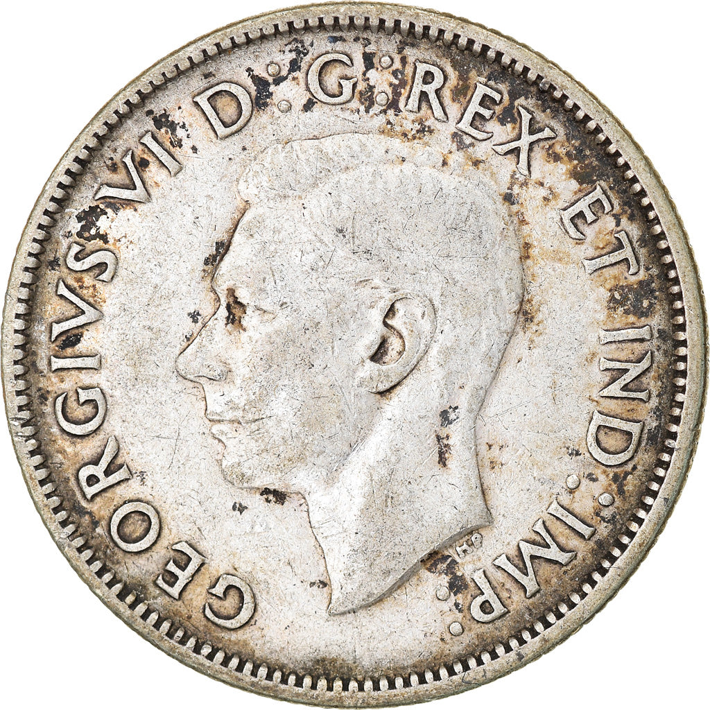 Coin, Canada, George VI, 25 Cents, 1940, Royal Canadian Mint, Ottawa, VF(20-25)